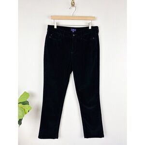 NWOT NYDJ Lift & Tuck Black Velvet Legging Pants Sz 8